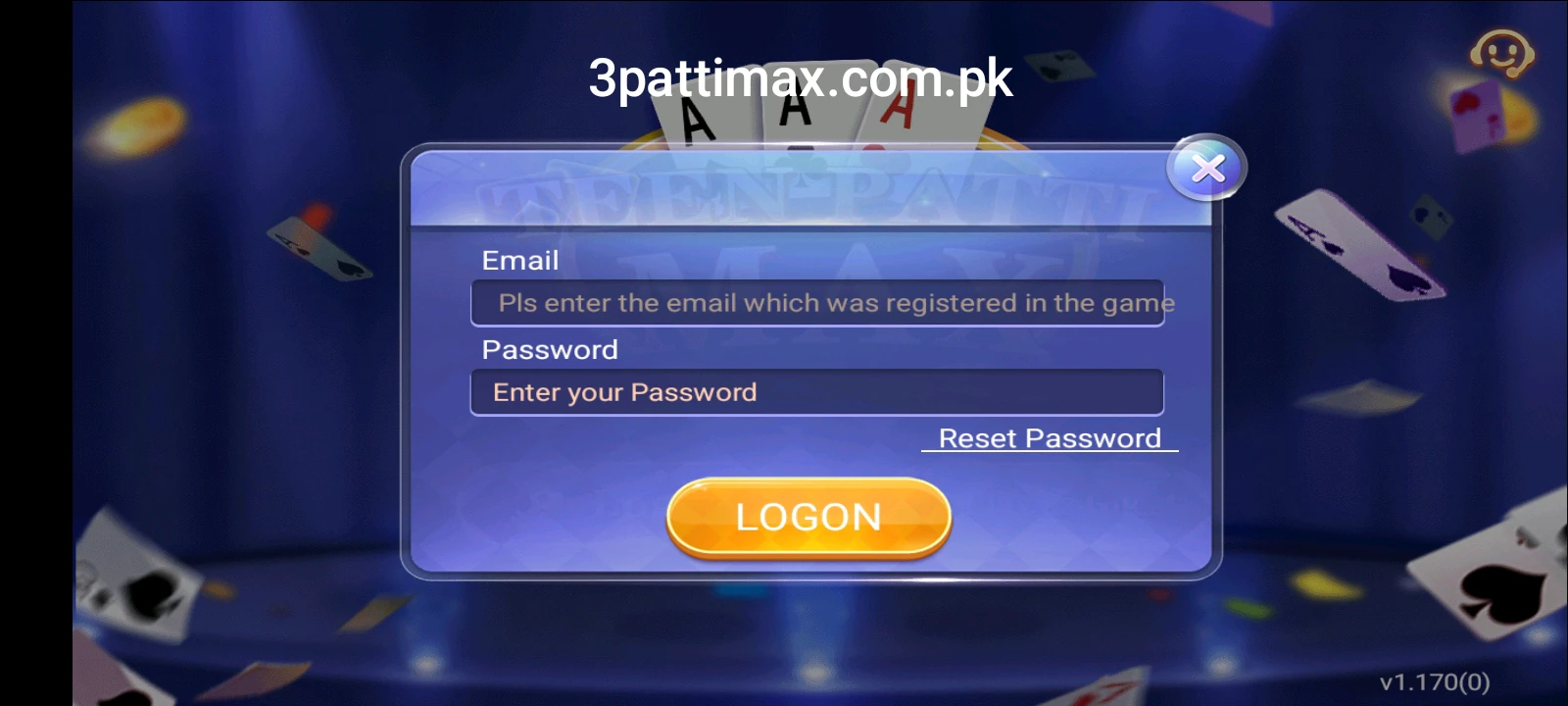 3 Patti Max Login